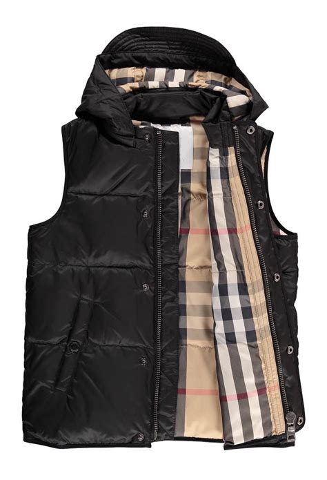 doudoune sans manche burberry bebe|Bébé – Veste doudoune sans manches Burberry Check en.